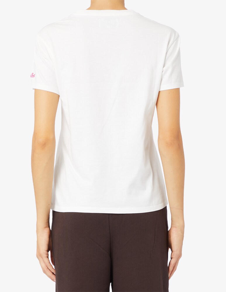 MC2 Saint Barth T-shirt Girocollo In Cotone Emilie