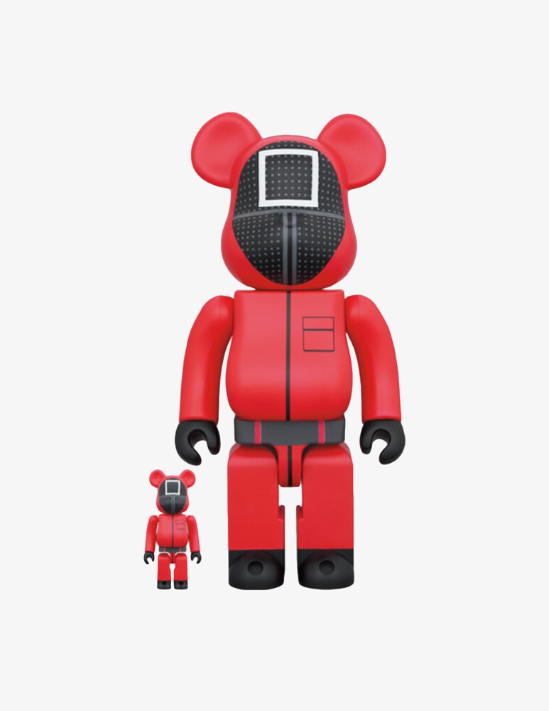 Medicom Toy Bearbrick 100%2400% Squidgame Manager 2-pack