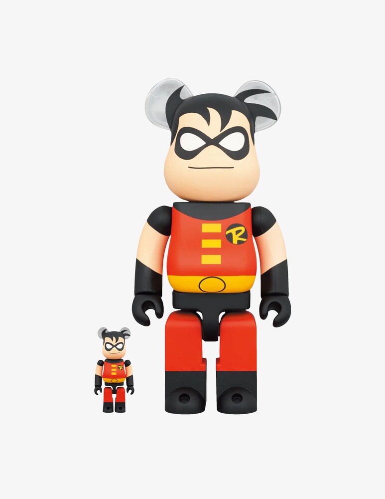 Medicom Toy Bearbrick 100% 400% New Batman Advent Robin 2-pack