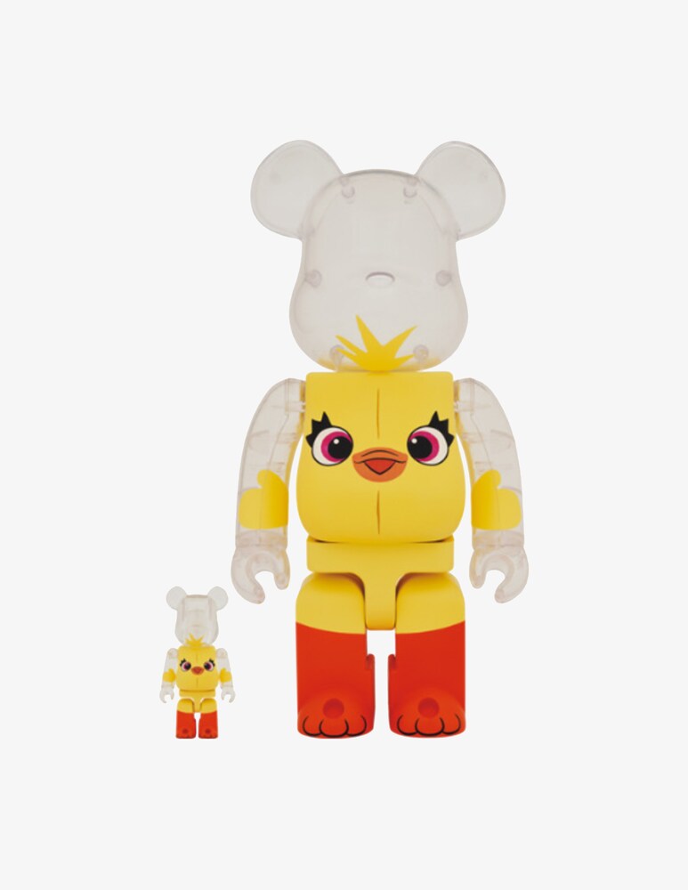 Medicom Toy Bearbrick 100% 400% Toy Story 4 Ducky 2 Pz