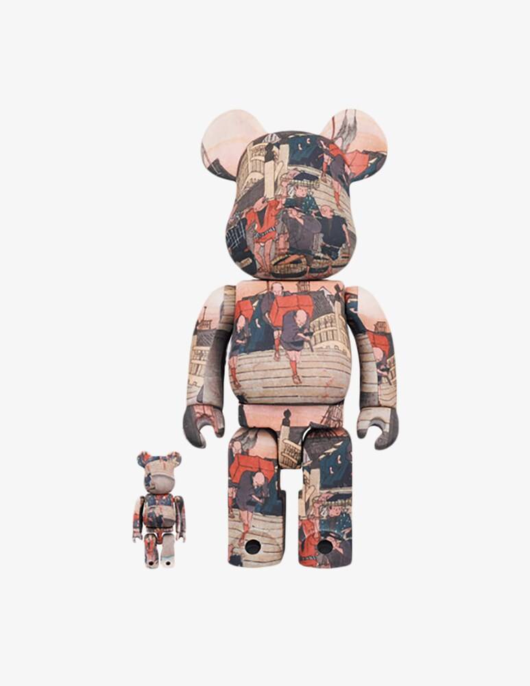 Medicom Toy Bearbrick 100% 400% Utagawa Hiroshige Nihonbashi