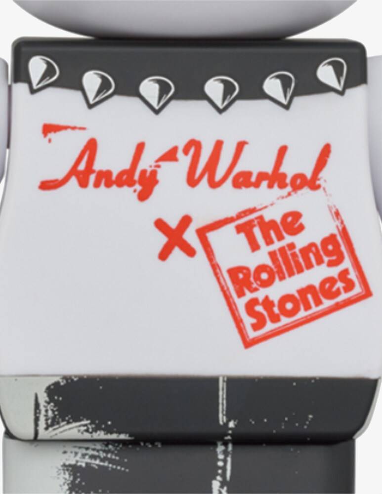 Medicom Toy Bearbrick 1000% A. Warhol X Rolling Stones Sticky Fingers