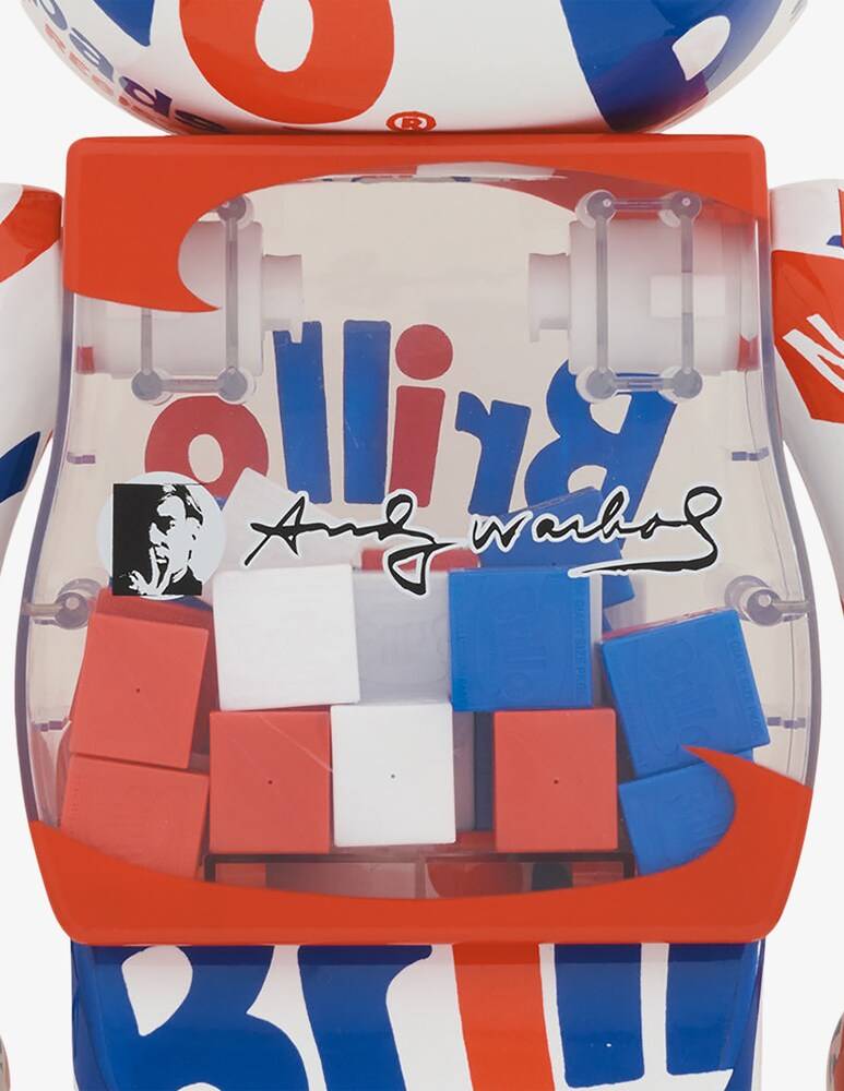 Medicom Toy Bearbrick 1000% Andy Warhol Brillo 2022