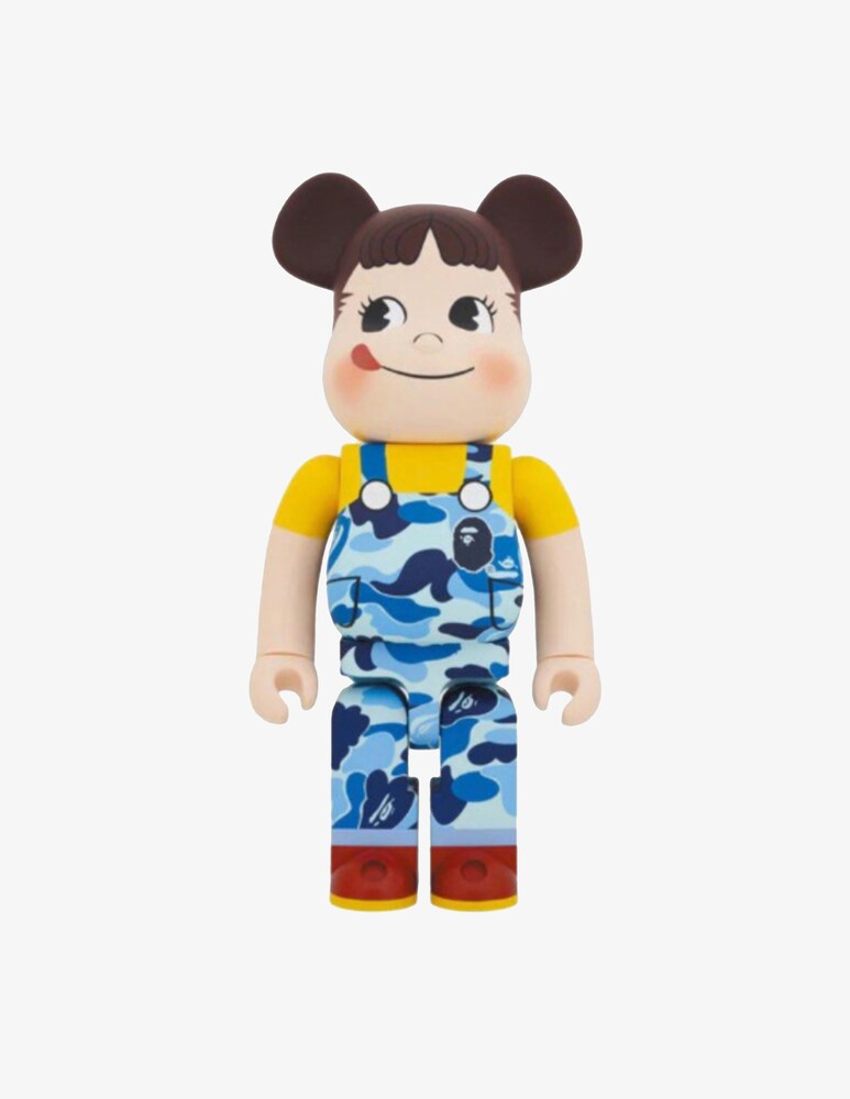 Medicom Toy Bearbrick 1000% Bape X Peko-Chan Blue