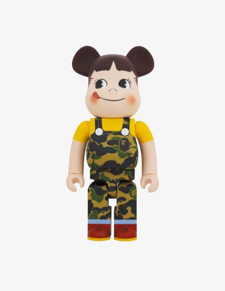 Medicom Toy Bearbrick 1000% Bape X Peko-Chan Green