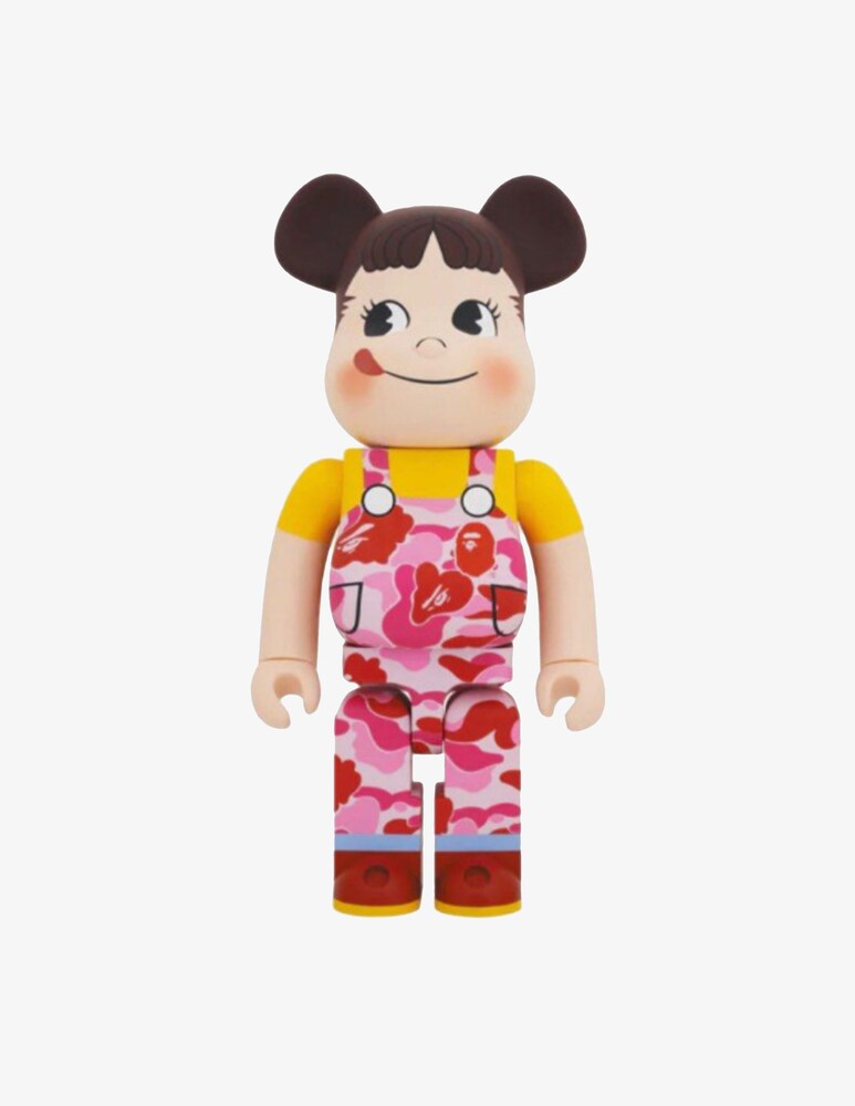 Medicom Toy Bearbrick 1000% Bape X Peko-Chan Pink
