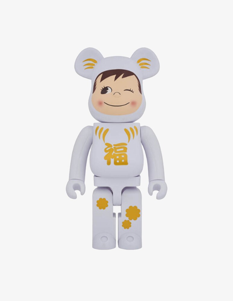 Medicom Toy Bearbrick 1000% Daruma X Poko-Chan White