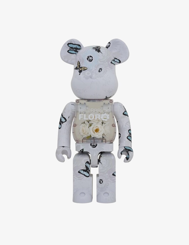 Medicom Toy Bearbrick 1000% Flora no. 2 white