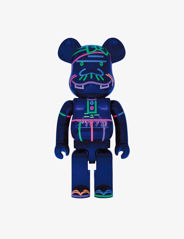 Medicom Toy Bearbrick 1000% New Akatsuka Bakabon's Papa W/ Light