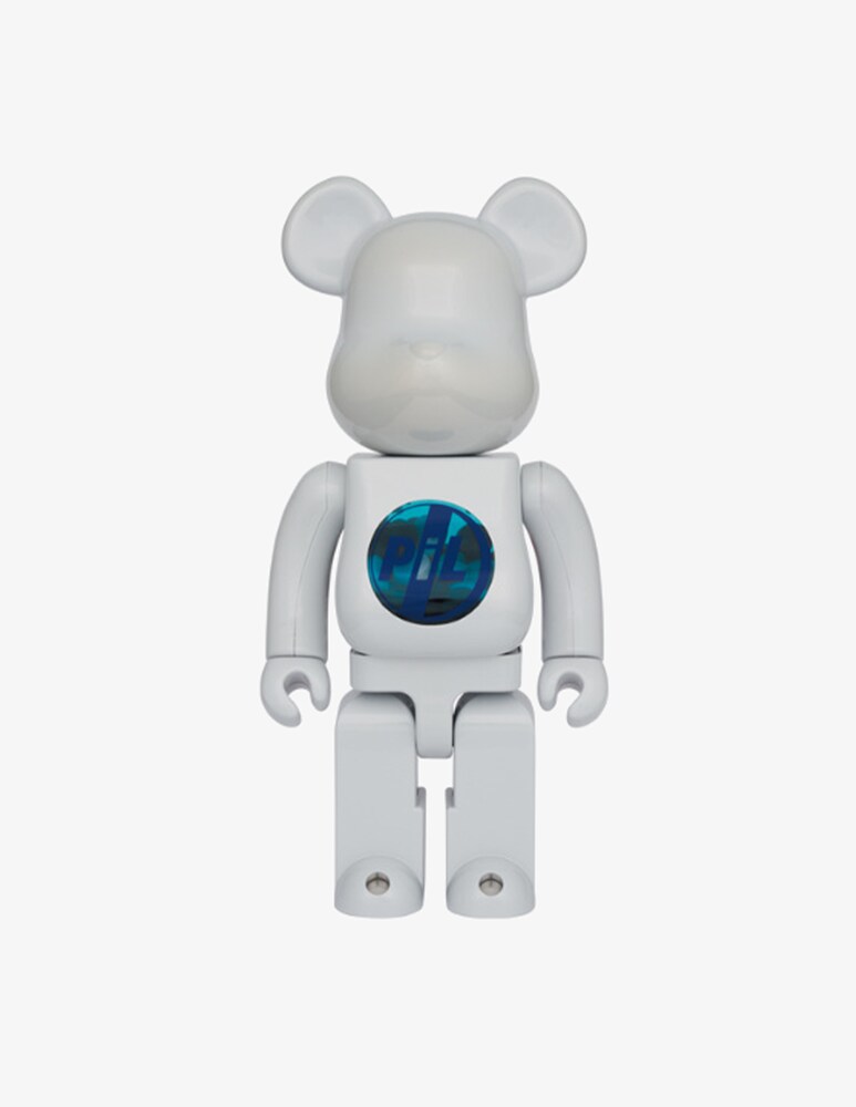 Medicom Toy Bearbrick 1000% PIL White Chrome - Bianco