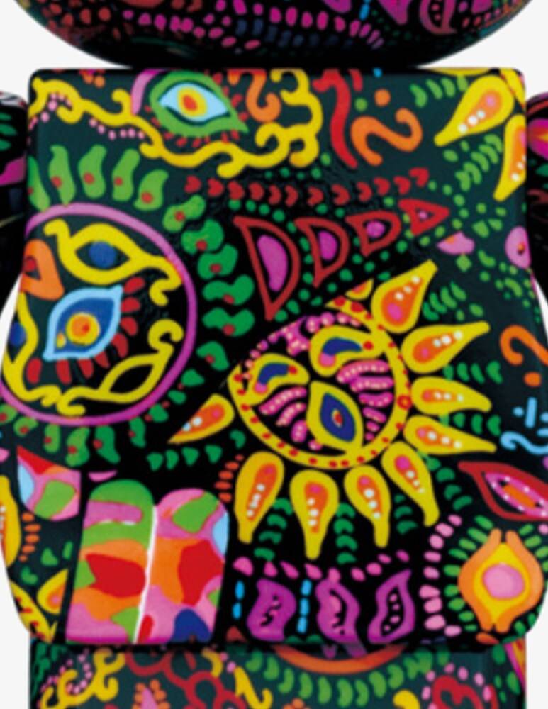 Medicom Toy Bearbrick 1000% Psychedelic Paisley - Multicolor