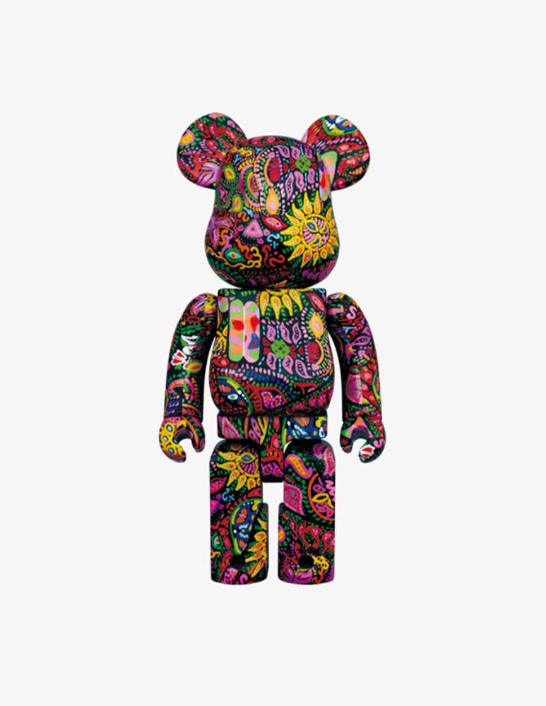 Medicom Toy Bearbrick 1000% Psychedelic Paisley - Multicolor