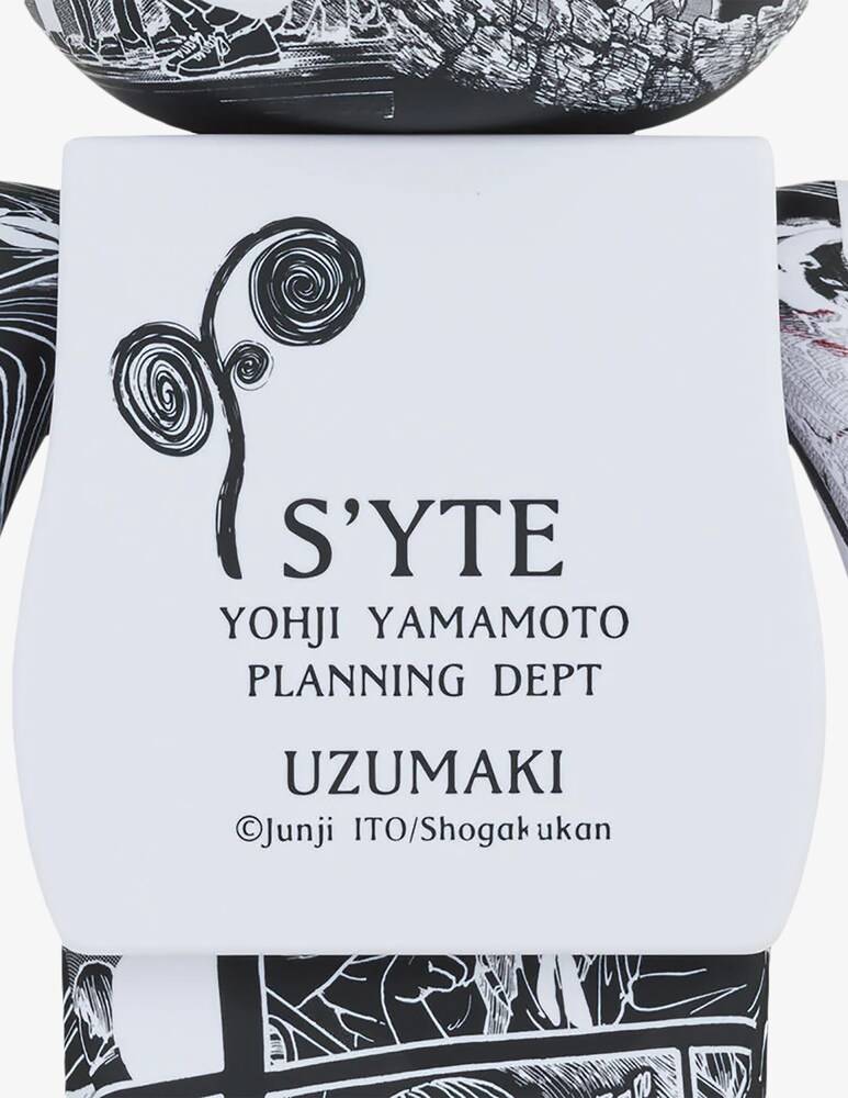 Medicom Toy Bearbrick 1000% Syte X Junji Ito Uzumaki