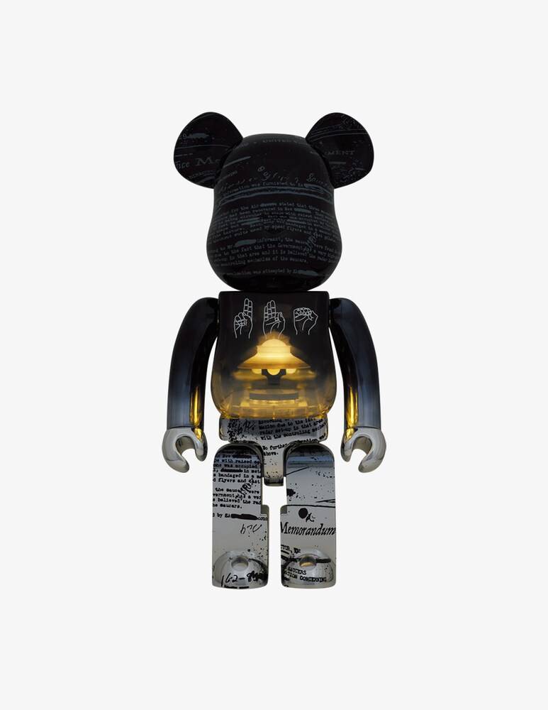 Medicom Toy Bearbrick 1000% U.F.O. 2nd Version W/ Light
