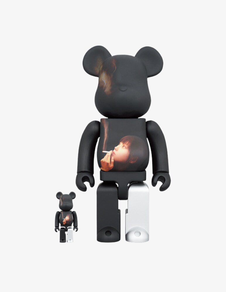 Medicom Toy Bearbrick 400% Black Scandal Ideal Self 2-pack - Multicolor