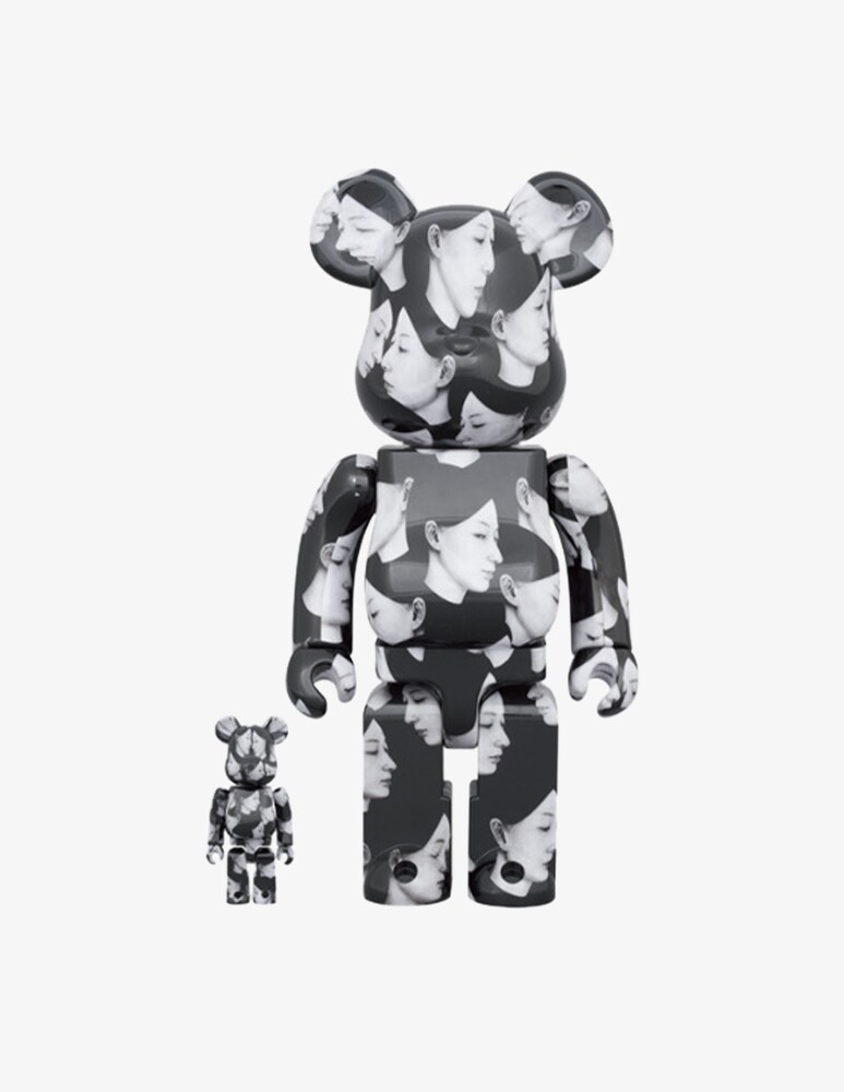 Medicom Toy Bearbrick 400% Black Scandal Multiple Selves 2-pack - Multicolor