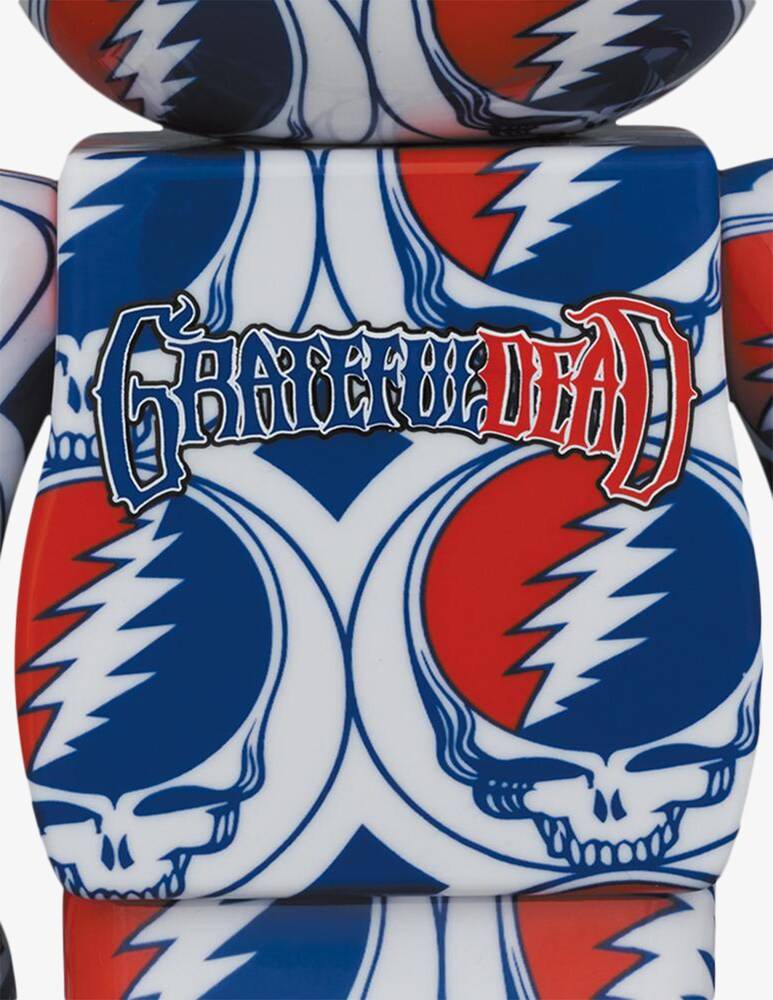 Medicom Toy Bearbrick 400% Grateful Dead Steal Your Face 2-pack