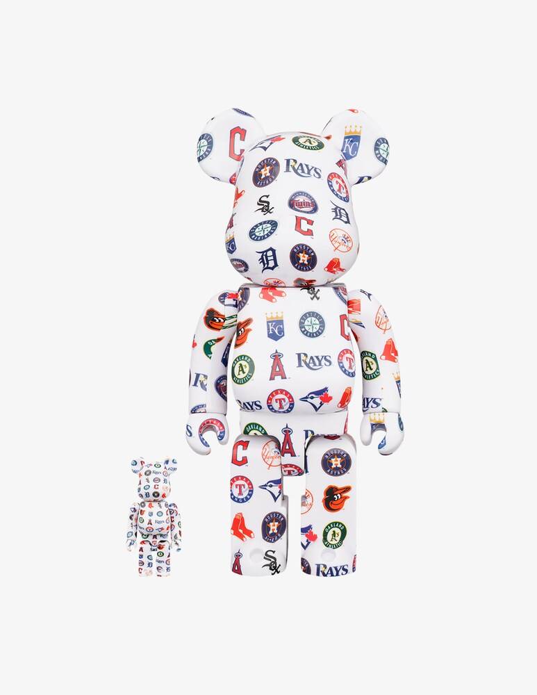 Medicom Toy Bearbrick 400% MLB American League 2-pack