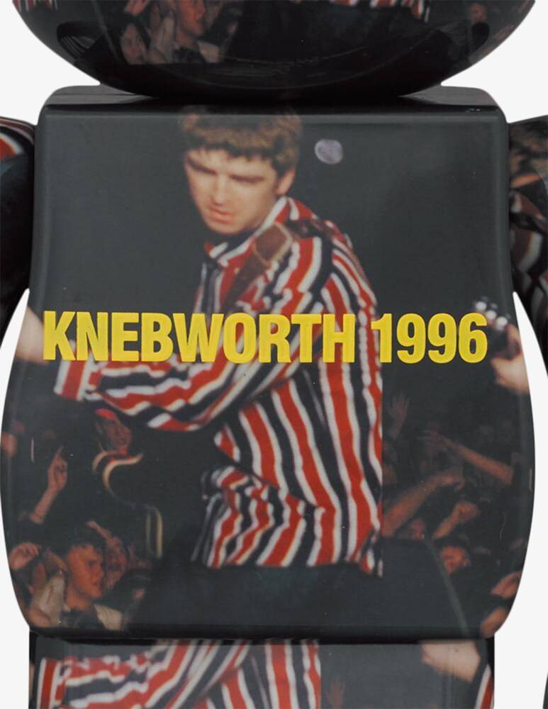Medicom Toy Bearbrick 400% Oasis Knebworth 1996 Noel Gallagher 2-pack