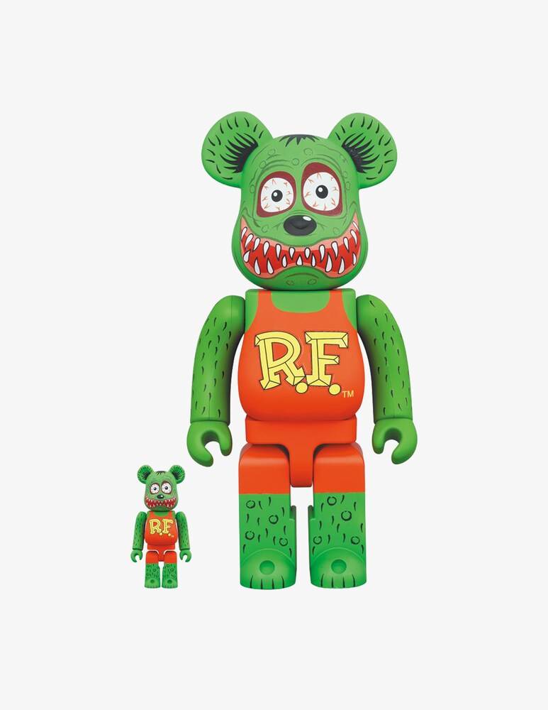 Medicom Toy Bearbrick 400% Rat Fink 2-pack