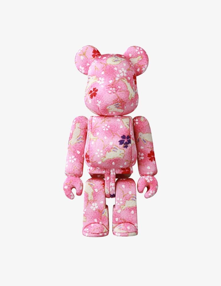 Medicom Toy Bearbrick Kimekomi Rabbits Cherry Blossoms