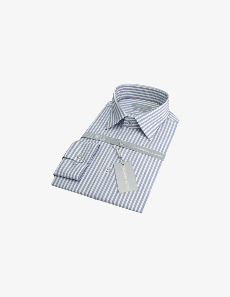Michael Kors Camicia Performance Slim Stripe
