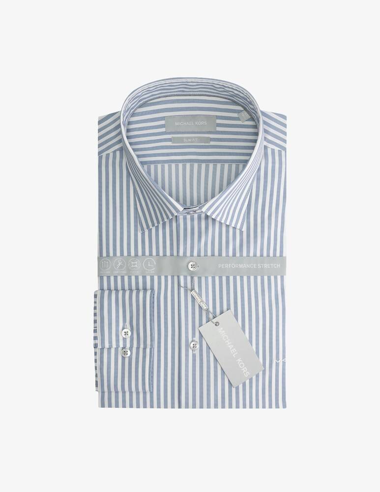 Michael Kors Camicia performance slim stripe