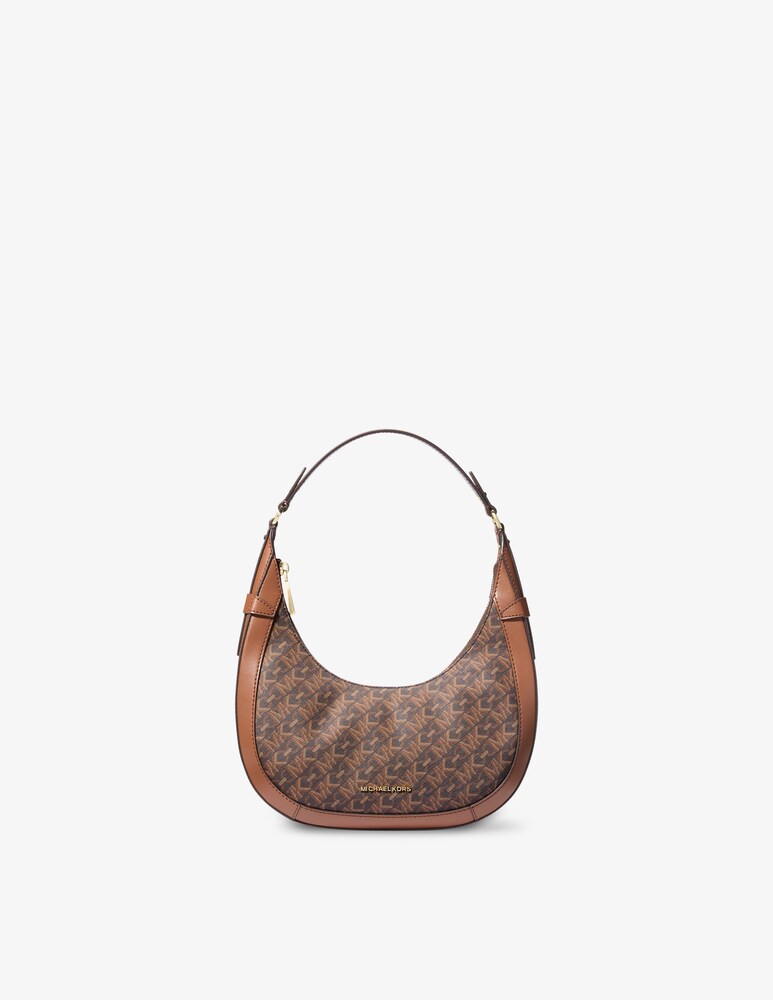 Michael Michael Kors Borsa a spalla mezza luna S Preston logo