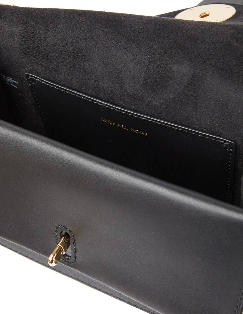 Michael Michael Kors Borsa A Tracolla Greenwich Piccola In Pelle - Nero