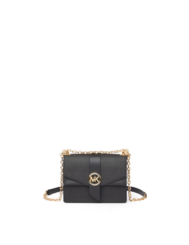 Michael Michael Kors Borsa a tracolla Greenwich piccola in pelle - Nero