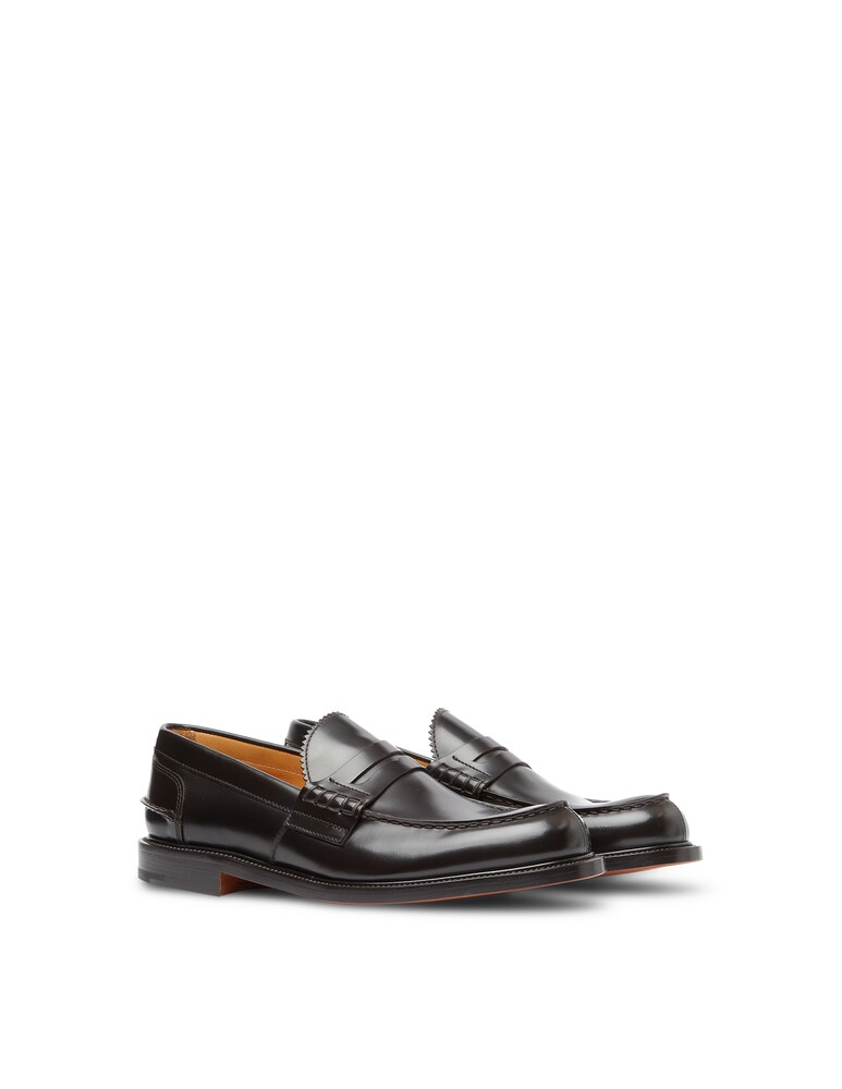 Mille885 Mocassino In Pelle - Marrone