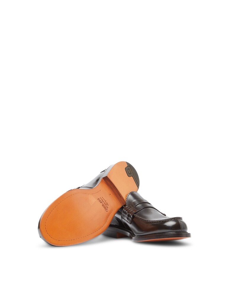 Mille885 Mocassino In Pelle - Marrone