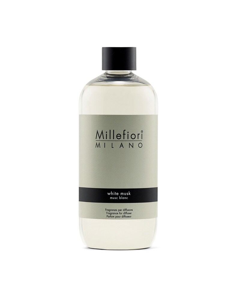 Millefiori Milano Fragranza per diffusore White Musk 500 ml - Trasparente