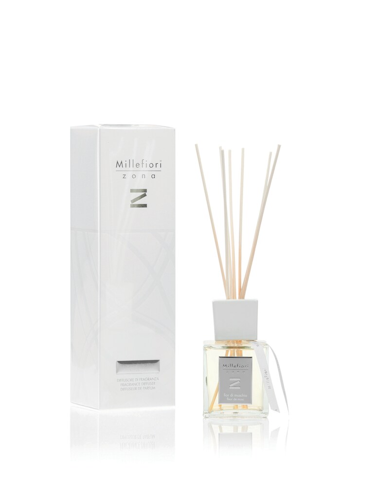Millefiori Zona Diffusore di fragranza Fior di Muschio 250ml - Trasparente