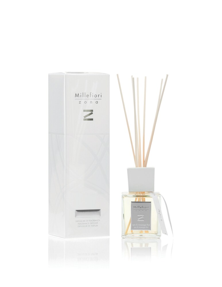 Millefiori Zona Diffusore di fragranza Spa&MassageThai 250ml - Trasparente