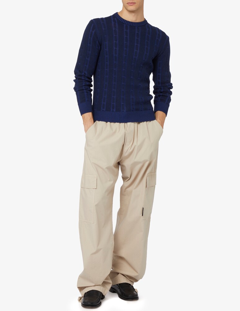 Misaky Maglia Girocollo Treccia Vanise
