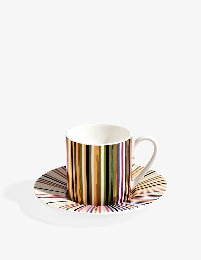 Missoni Home Stripes Jenkins 148 Conf. Regalo Set 2 Pz. Tazza Caffe' C/P