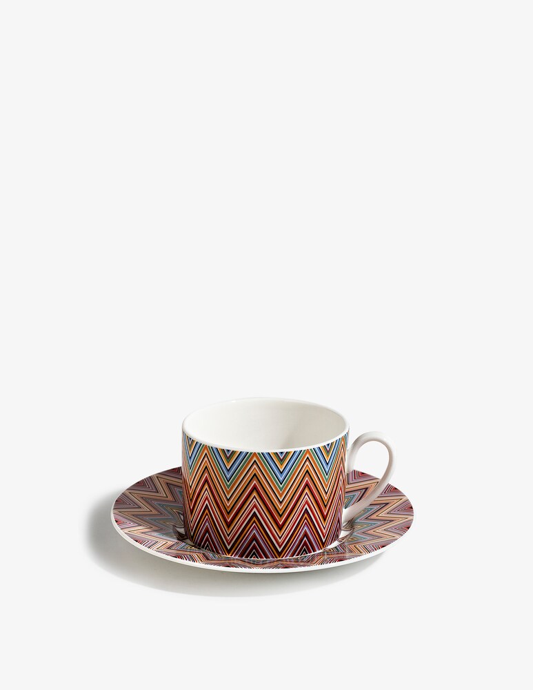 Missoni Home Zig Zag Jarris 156 Confezione Regalo Set 2 Tazza Tè