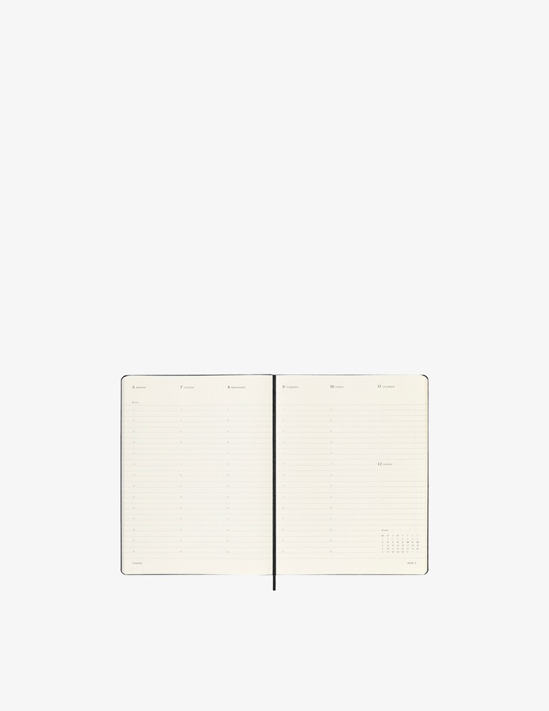 Moleskine 12 Mesi Pro Settimanale Xl Rigida