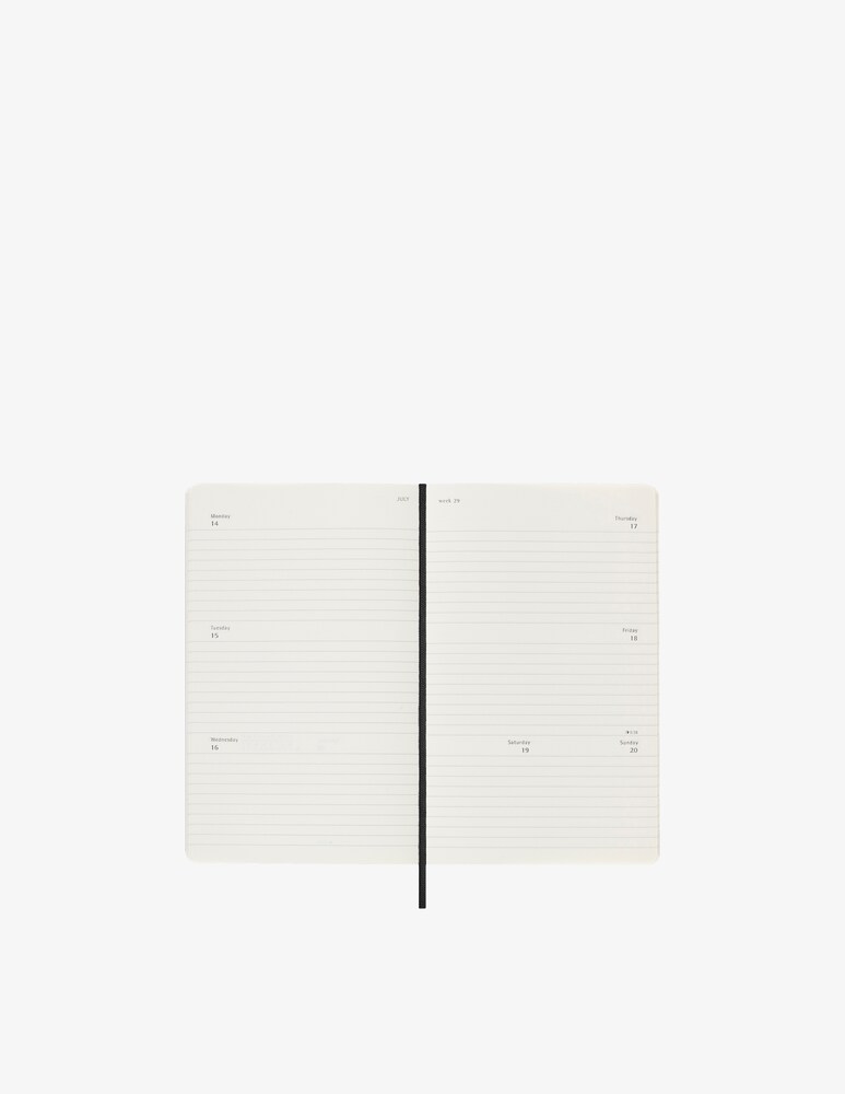 Moleskine 12 Mesi Settimanale Large Morbida