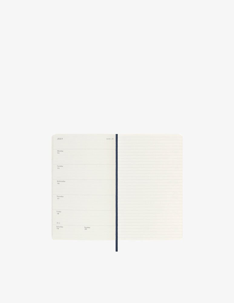 Moleskine 12 Mesi Settimanale Large Morbida