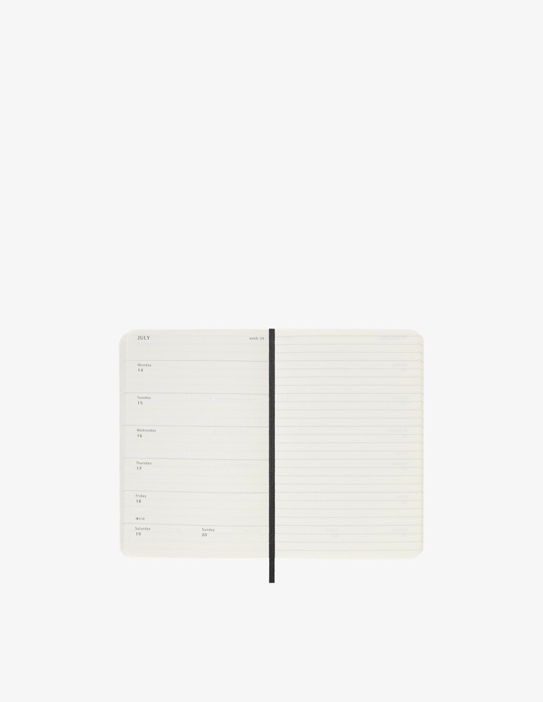 Moleskine 12 Mesi Settimanale Pocket Morbida