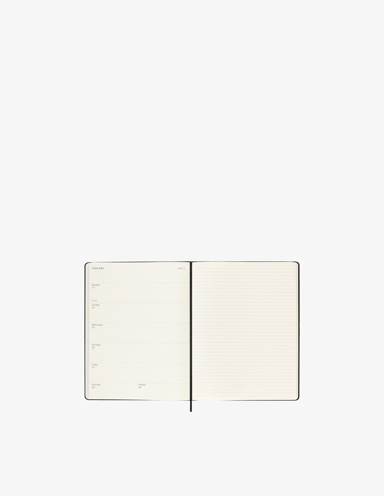Moleskine 12 Mesi Settimanale Xl Rigida