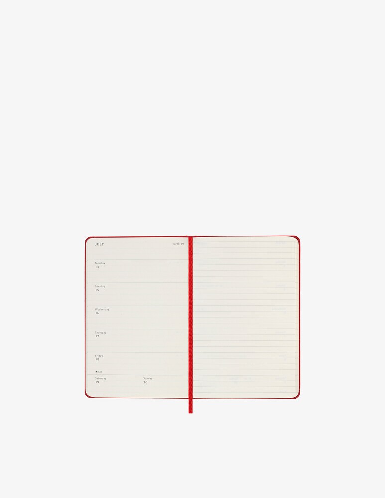 Moleskine 18 Mesi Settimanale Pocket Rigida
