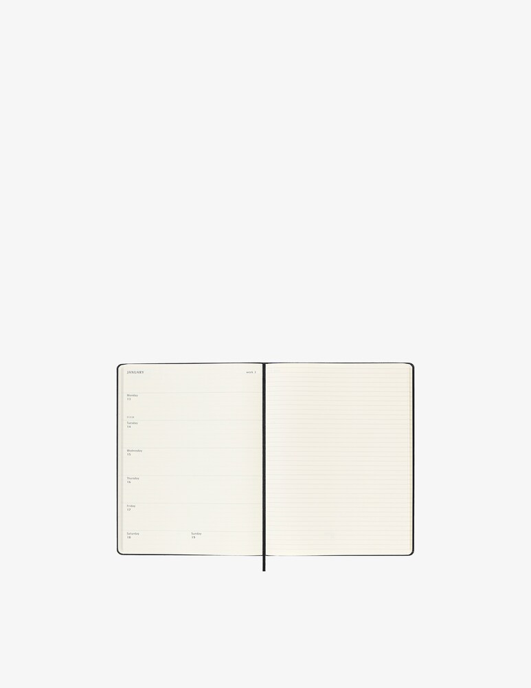 Moleskine 18 Mesi Settimanale Xl Rigida