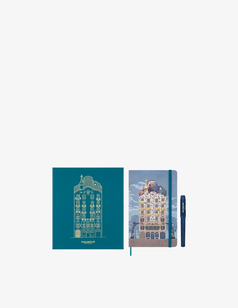 Moleskine Bundle Taccuino E Penna Casa Batllo