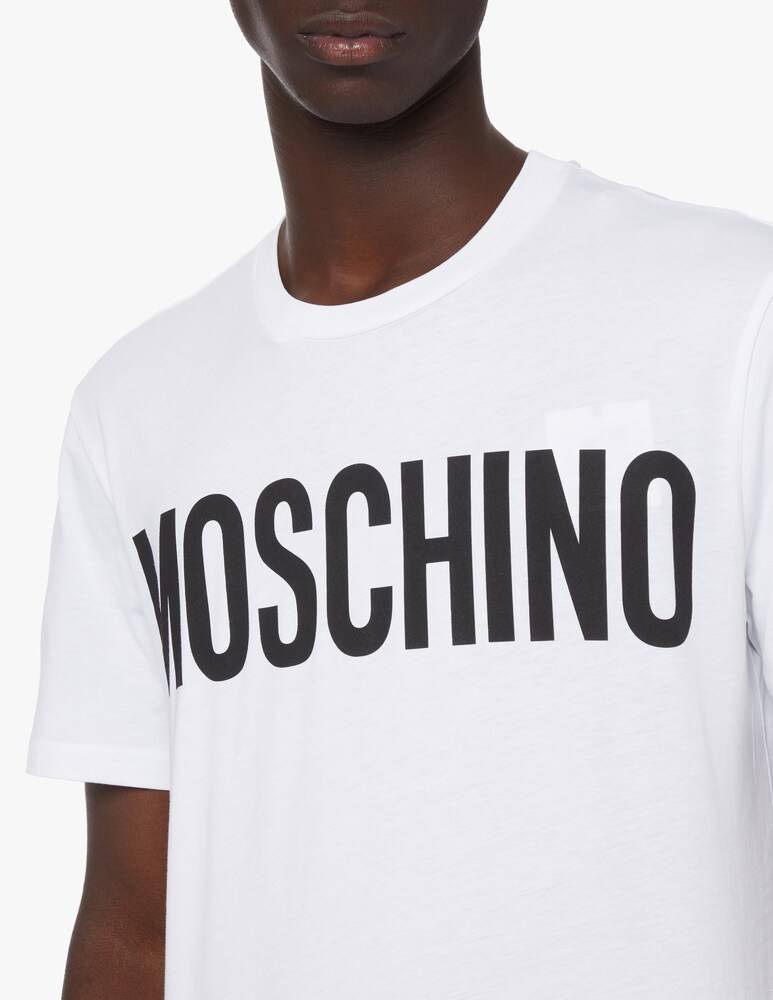 Moschino Couture Maglietta Girocollo Istitutional Logo