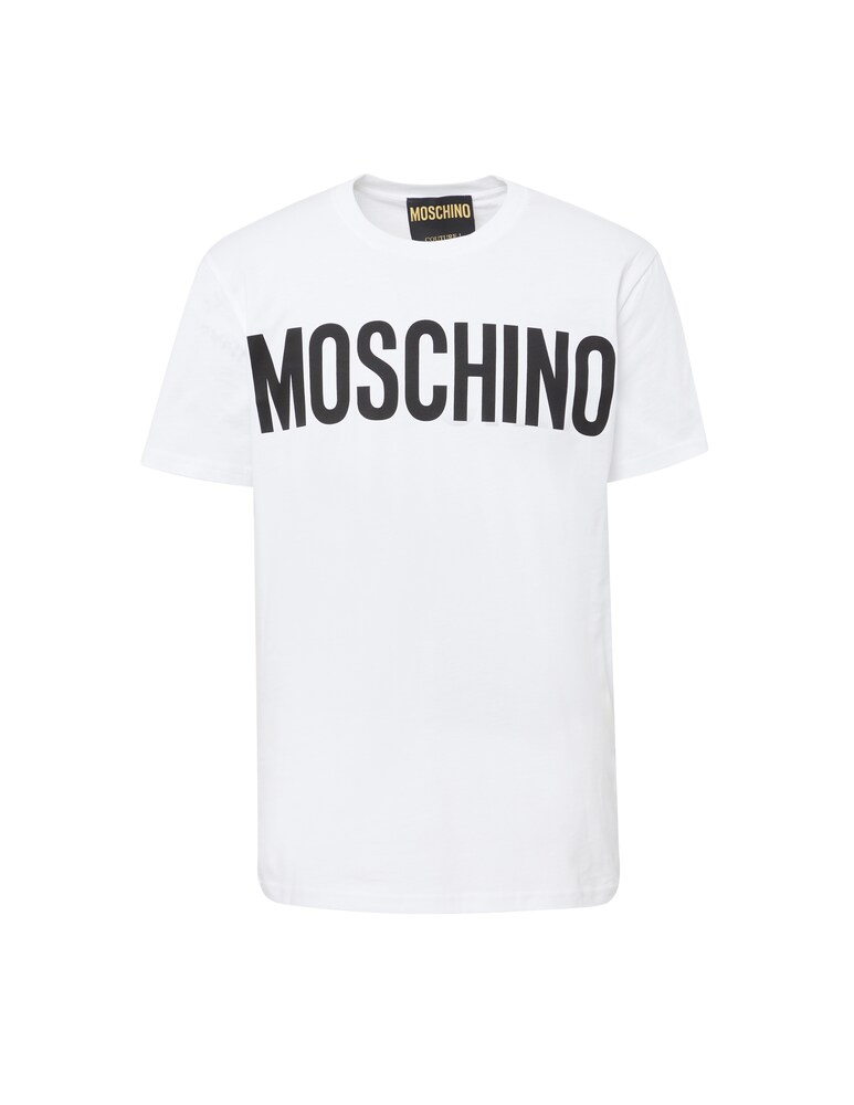 Moschino Couture Maglietta Girocollo Istitutional Logo