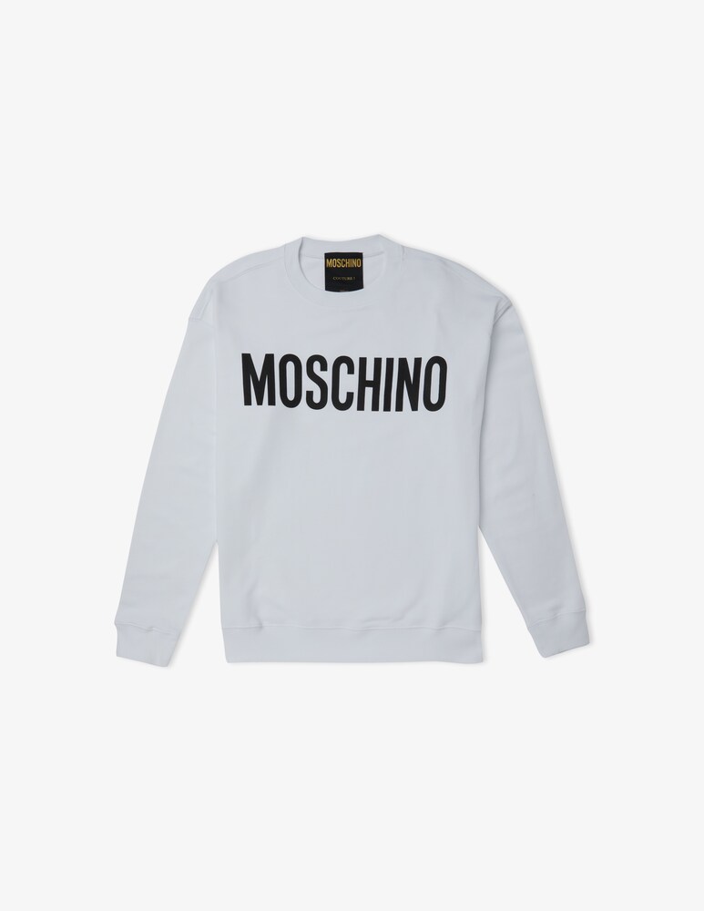 Moschino Felpa manica lunga logo