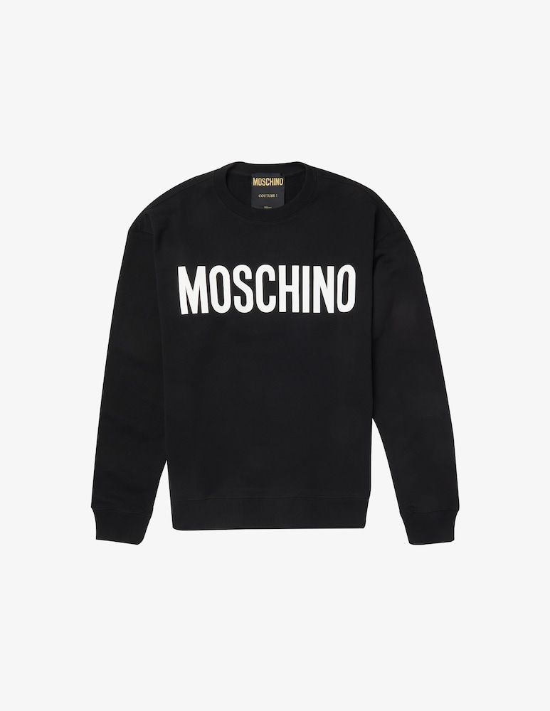 Moschino Felpa manica lunga logo